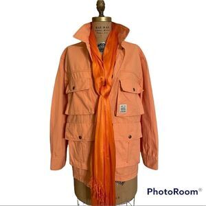 Urban Outfitters Derek Snap Button Utility Jacket and Scarf